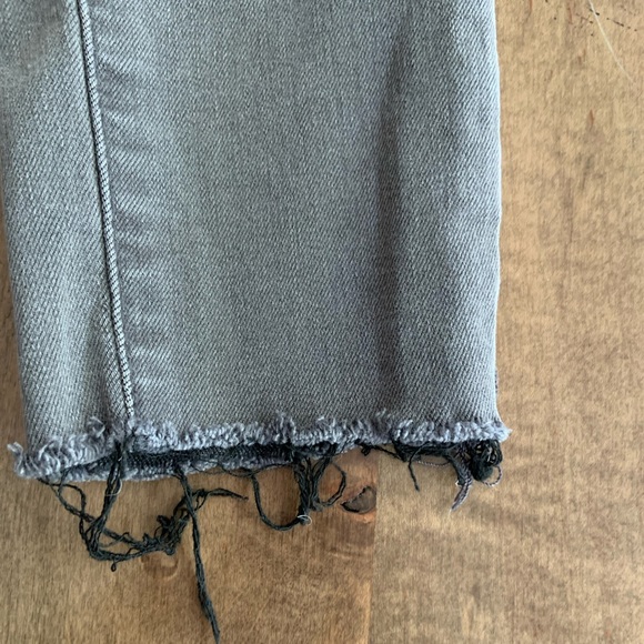 Article of Society 24 Gray Wash Jeans Frayed Hem - Picture 4 of 5